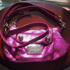 COACH berry poppy bag Beautiful Condition!  LOVE!